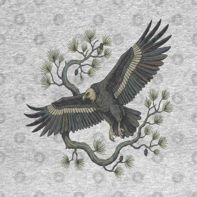 Lammergeier Bearded Vulture Bird in Flight by BirdsnStuff