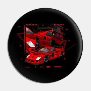 ferrari f40 liberty walk red Pin