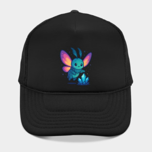 Crystals of Tomorrow – Cute Cosmic Moth Creature | Wholesome Tomorrow Sprouts Tee Hat