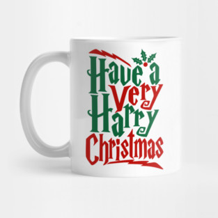 Have a Very Harry Christmas - Wizard Holiday Typography Mug