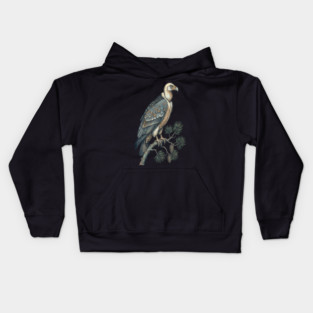 Lammergeier Vulture Perched on Pine Tree Kids Hoodie