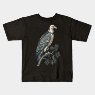 Lammergeier Vulture Perched on Pine Tree Kids T-Shirt