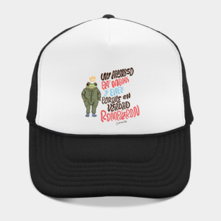 Bad Bunny Si Veo a Tu Mamá Frog Crown Design Hat