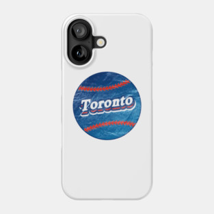 Toronto Retro Baseball Distressed Logo Phone Case