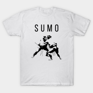 SUMO Wrestling Match - Japanese Martial Arts Design T-Shirt