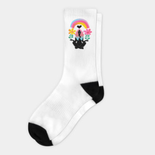bloom like a flower Socks