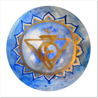 Vishudha Throat Chakra Posters and Art