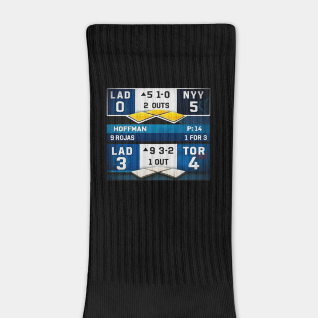 Dodgers Back to Back Championship Scoreboard by Kaimig97