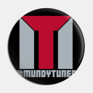 #MundyTuned Scarlet and Grey Pin