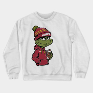 Grinch Kansas City Chiefs Christmas Game Day M9585 Crewneck Sweatshirt
