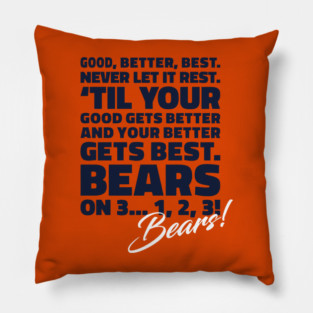 Chicago Bears - Good, Better, Best Pillow