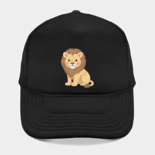 Adorable Lion Cub Sitting Hat
