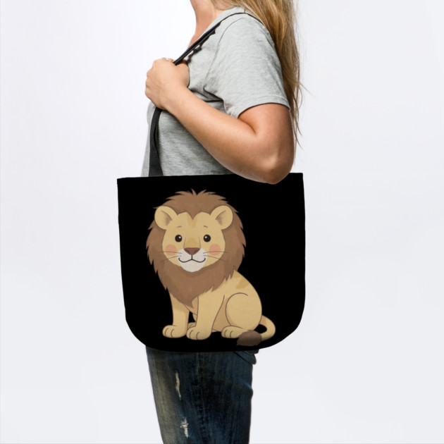 Adorable Lion Cub Sitting by khaireddine