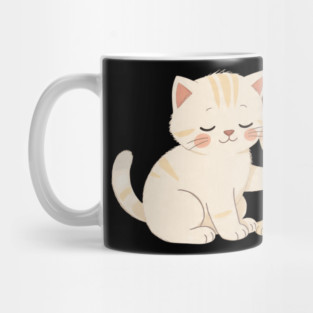 Kitten and Puppy Best Friends Hug Mug