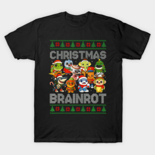 Funny Christmas Italian Brain Rot Italian Brainrot T-Shirt