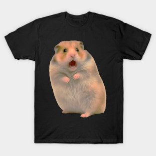 Funny Shocked Hamster Meme T-Shirt