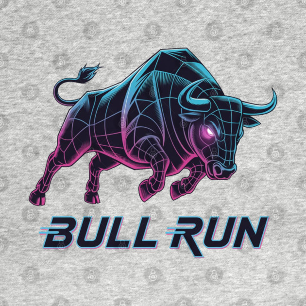 BULL RUN Synthwave - Day Trader Aesthetic by Pixel Threads 