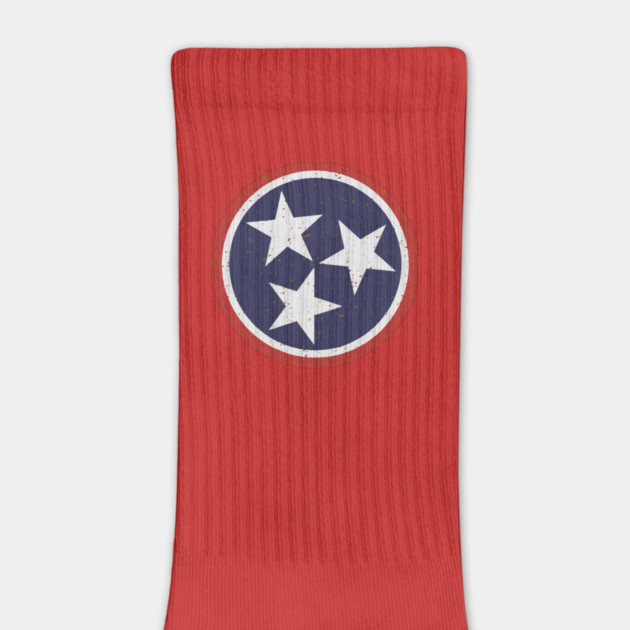 Vintage Tennessee Tri-Star Emblem – TN State Flag Symbol by DonWillisJrArt