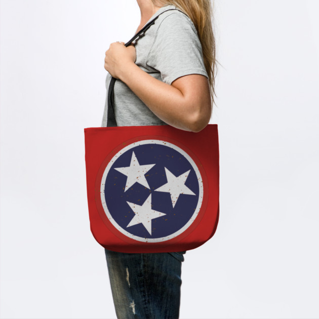 Vintage Tennessee Tri-Star Emblem – TN State Flag Symbol by DonWillisJrArt