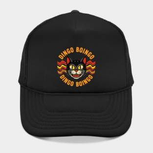 Retro Cat Dingo Boingo Design Hat
