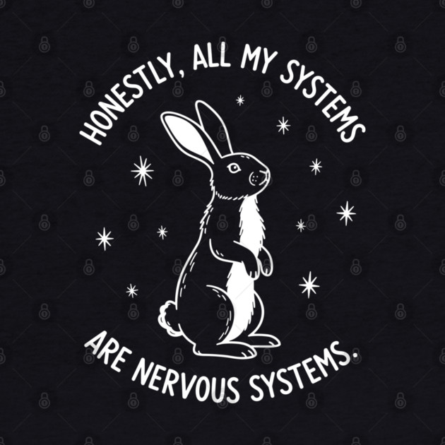 Nervous Bunny Humor by Digironin