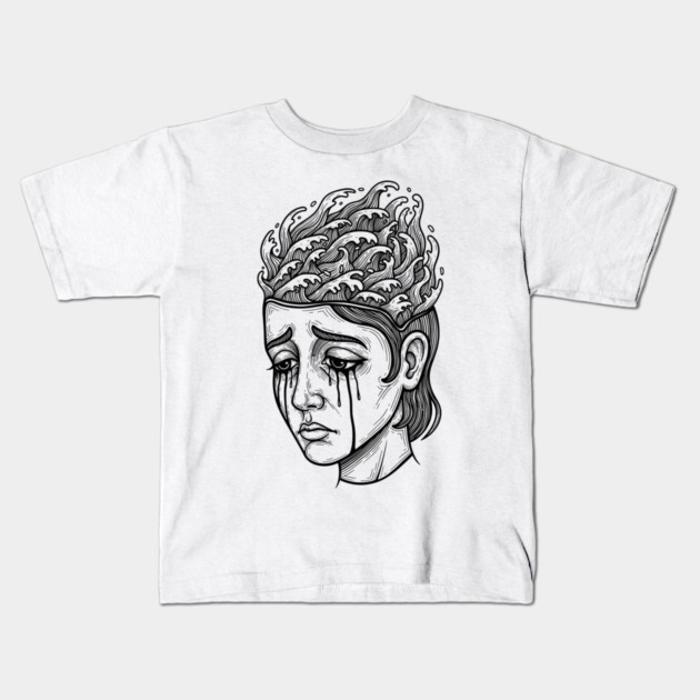 Tears of the Deep Kids T-Shirt by enrynz