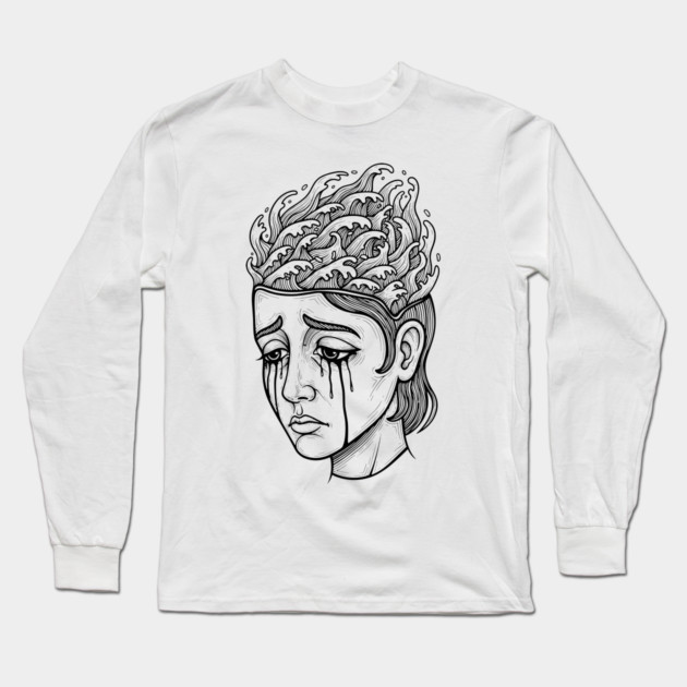 Tears of the Deep Long Sleeve T-Shirt by enrynz
