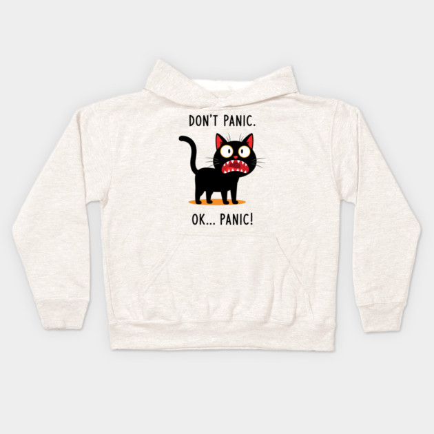 Don't Panic, Ok Panic! Kids Hoodie by enrynz
