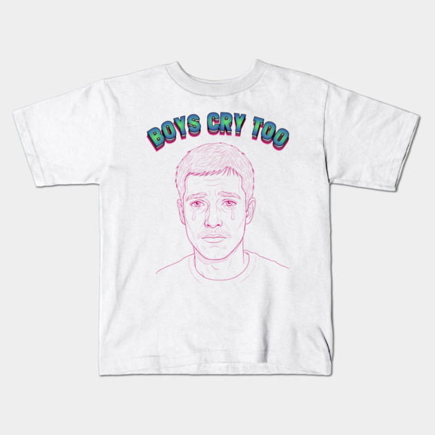 Boys Cry Too Kids T-Shirt by enrynz