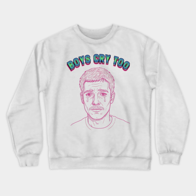 Boys Cry Too Crewneck Sweatshirt by enrynz