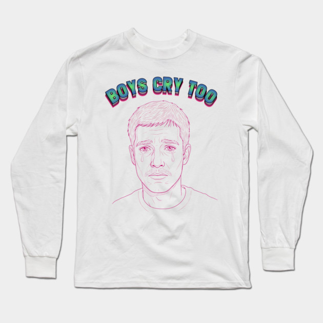 Boys Cry Too Long Sleeve T-Shirt by enrynz
