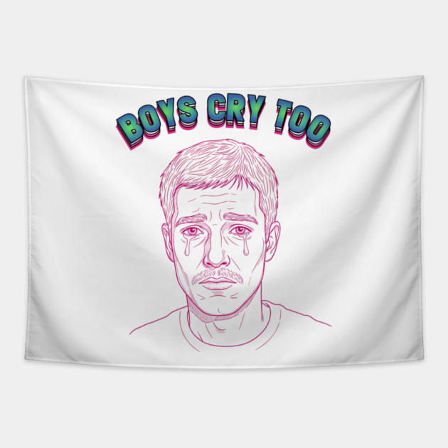 Boys Cry Too Tapestry by enrynz