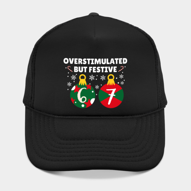 Overstimulated But Festive Christmas 67 Ornaments by Creatifly Graphic Tees