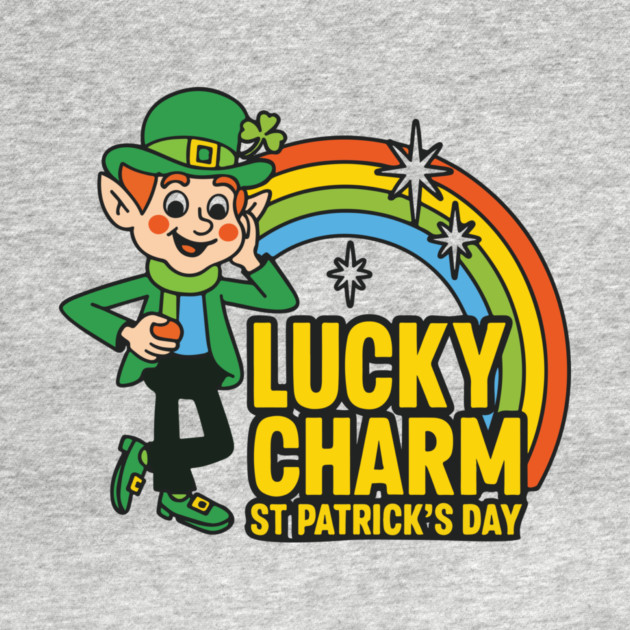 Lucky Charm St Patrick's Day Funny Mens Graphic Irish Humor Men Novelty Sarcastic Funny by Researchand's Store