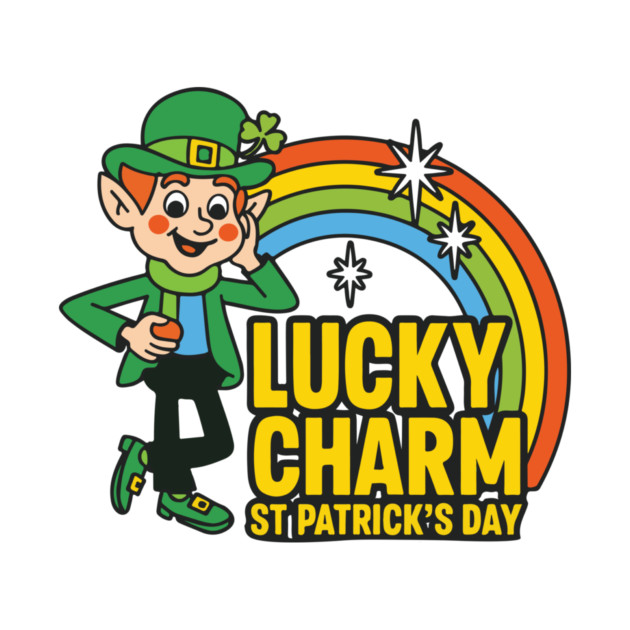 Lucky Charm St Patrick's Day Funny Mens Graphic Irish Humor Men Novelty Sarcastic Funny by Researchand's Store