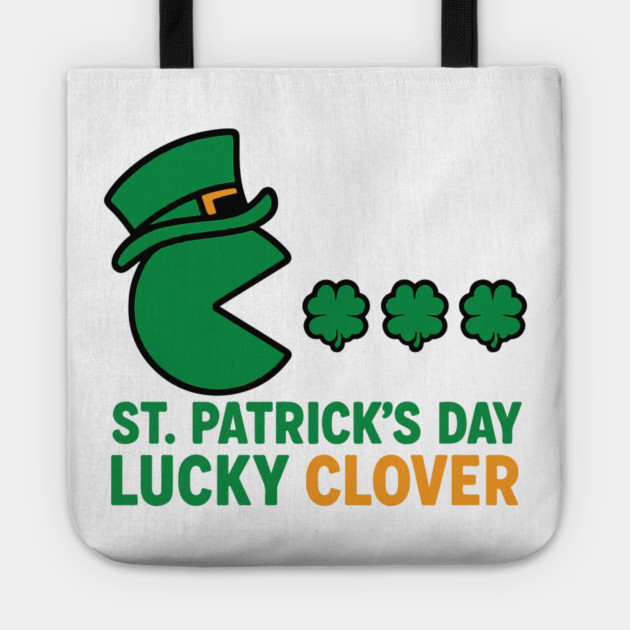 Never Iron a Four Leaf Clover Funny St Patrick's Design Tote by Researchand's Store
