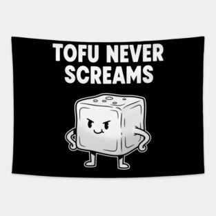 Tofu Never Screams Tapestry