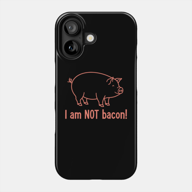I'm am not Bacon! Phone Case by enrynz