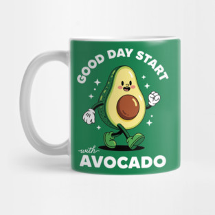 Good Day Start with Avocado Mug