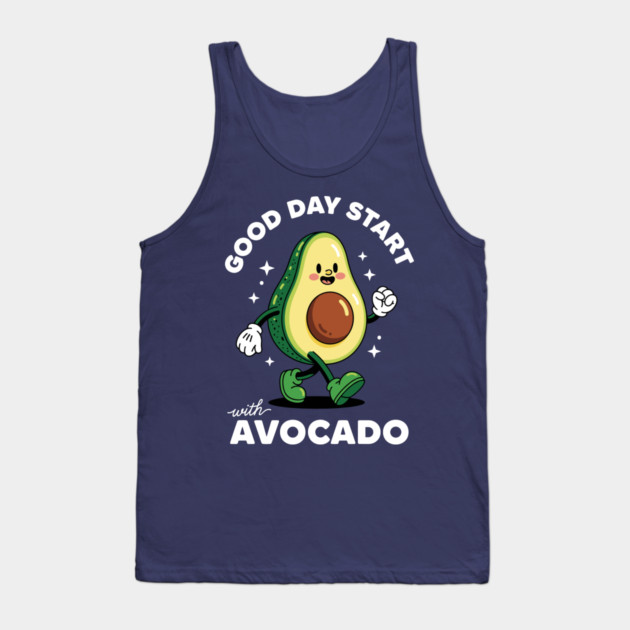 Good Day Start with Avocado Tank Top by enrynz