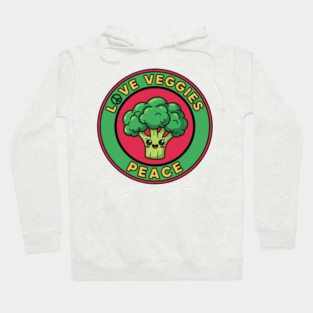 Peace Love Veggies Hoodie
