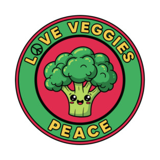 Peace Love Veggies T-Shirt