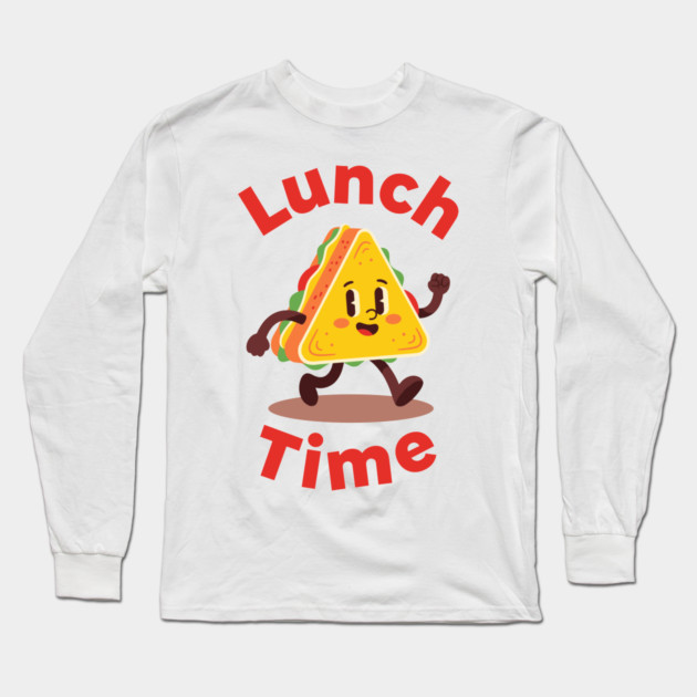 Lunch Time Sandwich Long Sleeve T-Shirt by enrynz