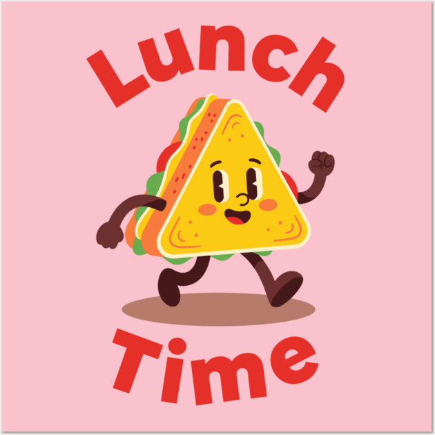 Lunch Time Sandwich Wall Art by Digironin