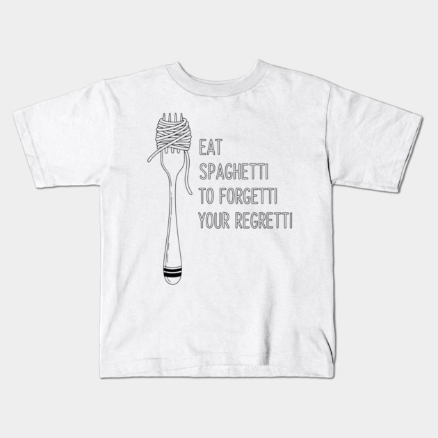 Laugh Out Loud Spaghetti Kids T-Shirt by enrynz