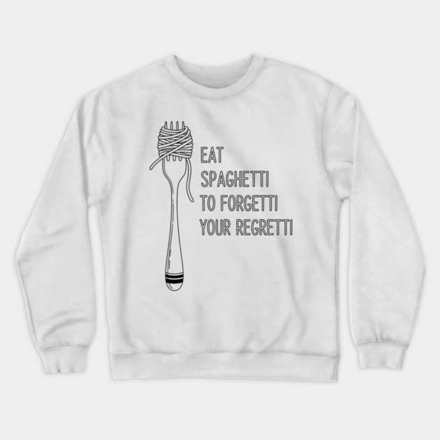 Laugh Out Loud Spaghetti Crewneck Sweatshirt by enrynz