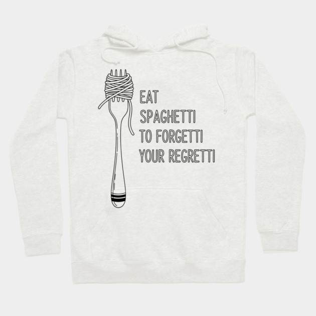 Laugh Out Loud Spaghetti Hoodie by enrynz