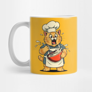 Furry Fiasco: Cat Chef Chaos Mug