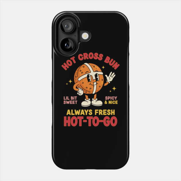 Sassy Hot Cross Bun Phone Case by enrynz