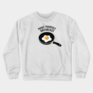 Egg-cellent Breakfast Humor Crewneck Sweatshirt